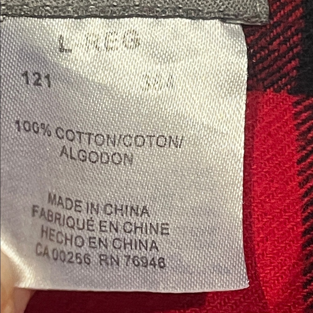 BIG BILL mens Large regular Buffalo Plaid long sleeve cotton flannel shirt. - Picture 3 of 5